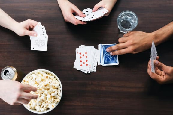 Game night at Pine Village, Sanford, NC