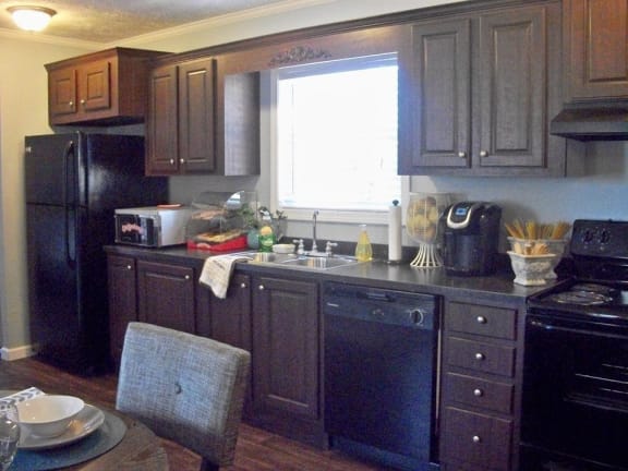 Kitchen appliances at Pine Village, Sanford, NC, 27332
