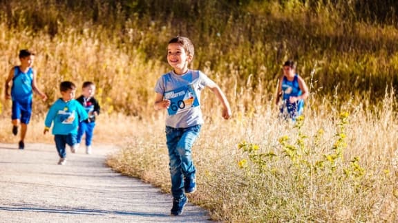 Kids at Pine Village, Sanford, North Carolina