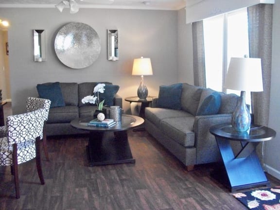 Living Room at Pine Village, Sanford, NC, 27332