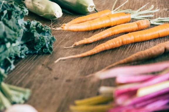 Fresh Veggies at Pine Village Rental Homes in Sanford, NC
