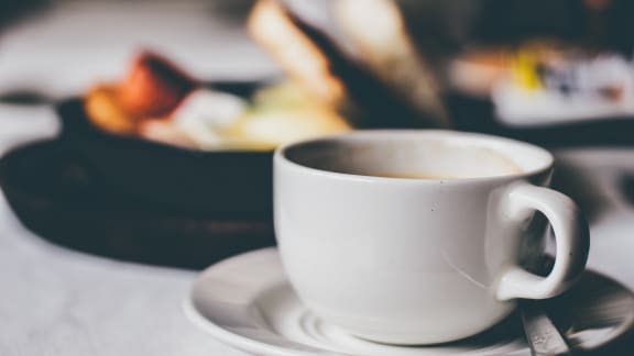 Coffee at Pine Village, North Carolina