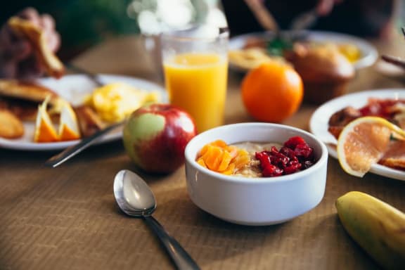 breakfast at Pine Village, Sanford