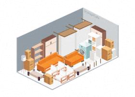  Unit Type10X20 Upper Floor, Heated