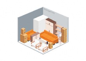  Unit Type10X10 Upper Floor, Heated