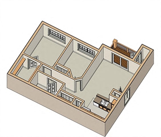 Swansea and OFallon IL Apartment Floor Plans