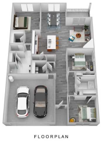 ARIA Floor Plan | 1,618 Sq. Ft. ARIA Floor Plan | 1,618 Sq. Ft. at Seaboard at Sidbury Station, Castle Hayne, NC, 28429