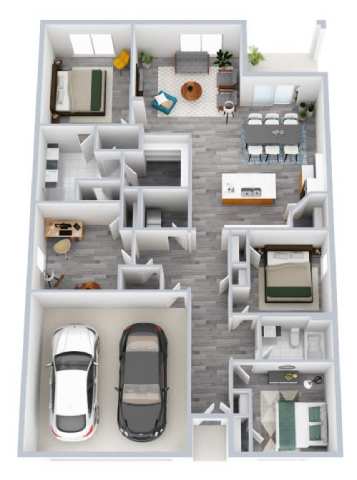 CALI Floor Plan | 1,774 Sq. Ft. CALI Floor Plan | 1,774 Sq. Ft. at Seaboard at Sidbury Station, Castle Hayne, NC