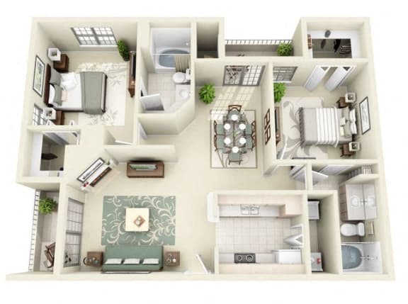 2 Bedroom Apartments for Rent in Dallas TX 75254