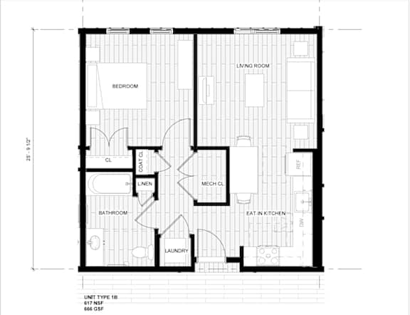 1 bed 1 bath at 36N Apartments, Oklahoma