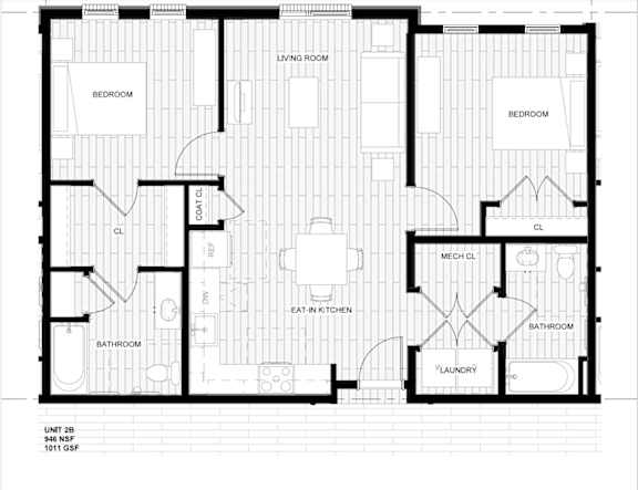 2 bed 2 bath at 36N Apartments, Oklahoma, 74106