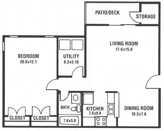 Floor Plan | Arrowood Crossing | Apartments in Charlotte, NC