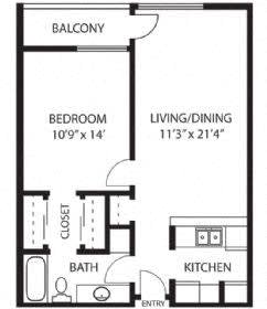 Cielo 1 Bedroom Apartment