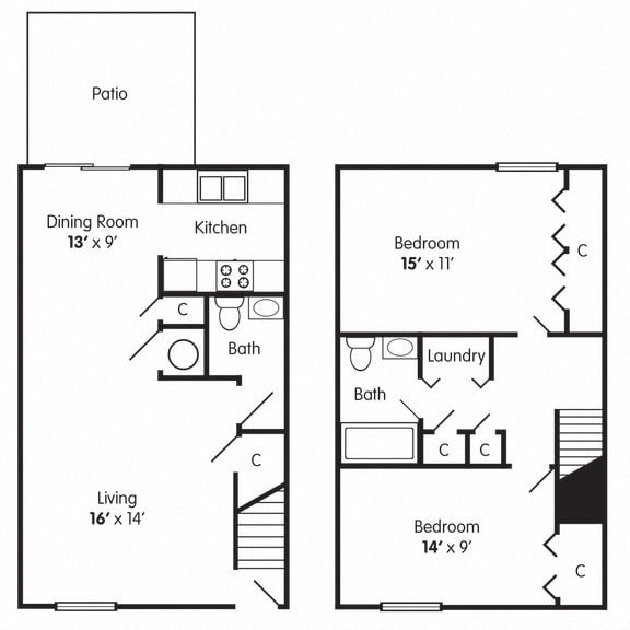 Two Bedroom Townhome Blasdell NY