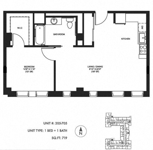 Unit image at Somerset Place Apartments, Chicago
