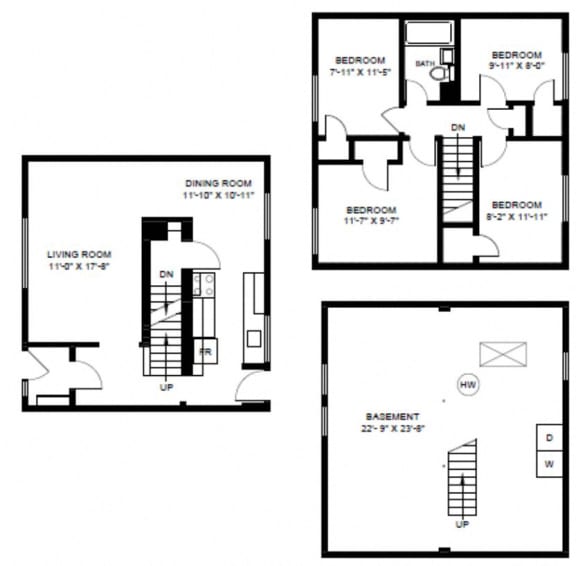4 Bedroom Townhouse