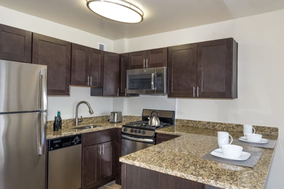 Eat-in Kitchens at 2400 Pennsylvania Avenue Apartments, Washington, DC,20037