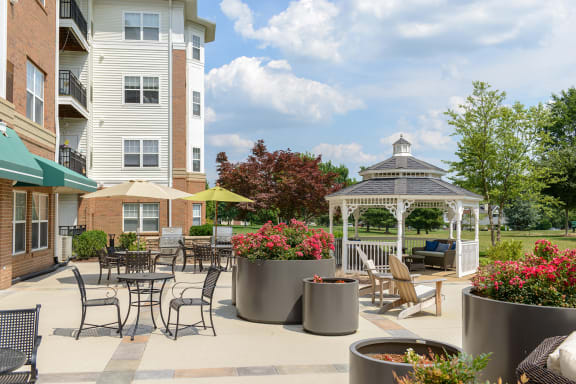 beautiful Gazebo with Courtyard at Evergreens at Smith Run, Fredericksburg