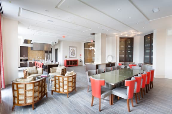 Community Lounge at Harrison at Reston Town Center, Reston, VA, 20190