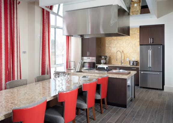 Demonstration Kitchen at Harrison at Reston Town Center, Reston, VA, 20190