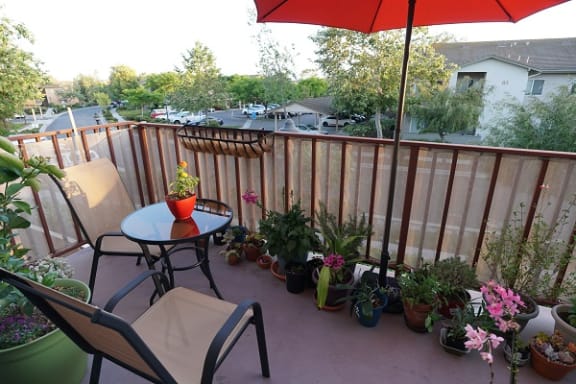 Patio of the month Winner at Willow Springs, Goleta