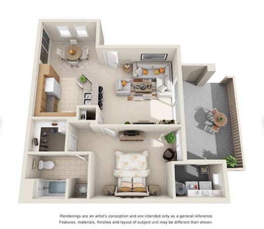 One-bedroom at Willow Springs, California