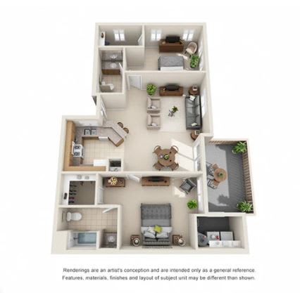Two-bedroom at Willow Springs, California