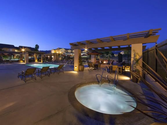 Hot tub at Willow Springs, California, 93117