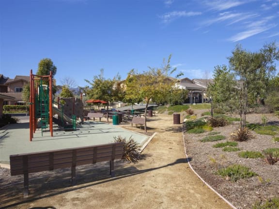 Playground area at Willow Springs, Goleta, 93117