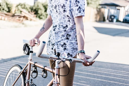 Bike at Willow Springs, California, 93117