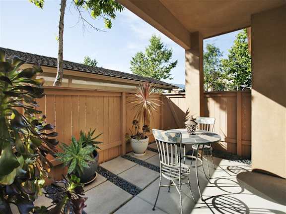 Patio at Willow Springs, Goleta, California