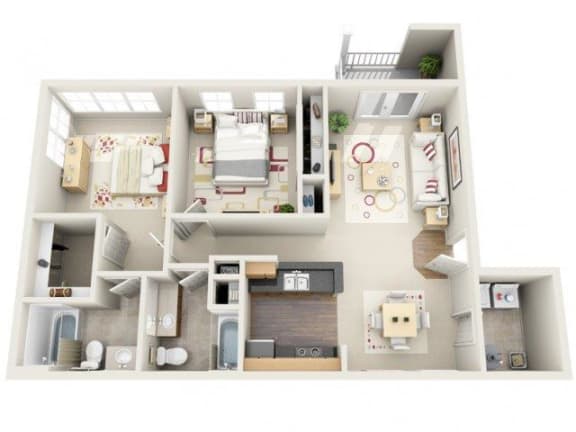Floor Plan Polaris Place Apartments