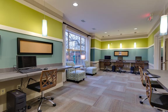 Modern technology center at Centennial Place in Atlanta, Georgia