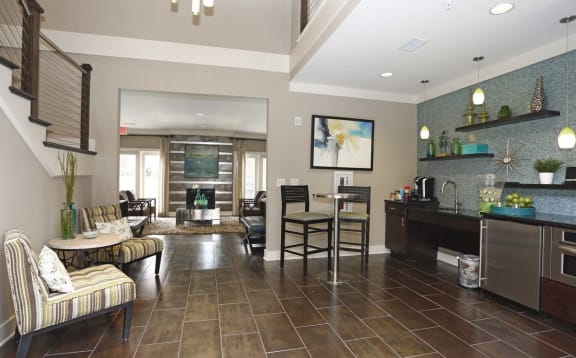 Luxury Resident Clubhouse at Centennial Place in Atlanta, Georgia
