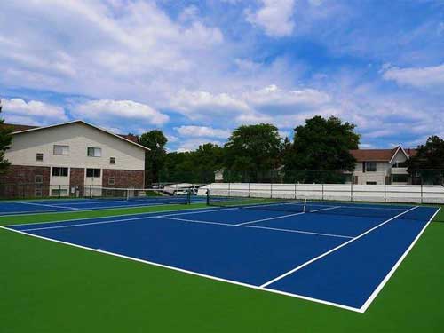 apartment tennis courts