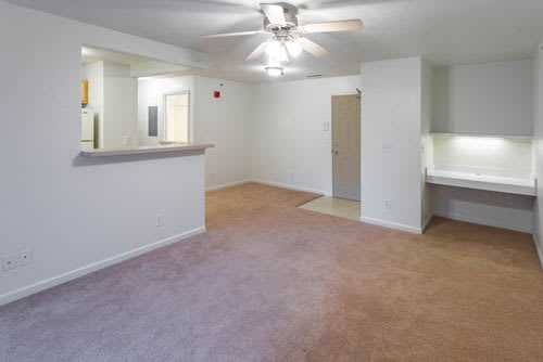 Living room Ceiling Fan in apartment