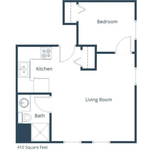 Norma Apartments | One Bedroom Floor Plan E Norma Apartments | One Bedroom Floor Plan E