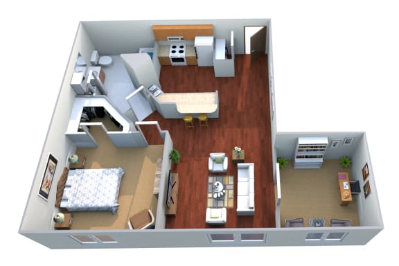 The Eagle Floor Plan at Pinewood Estates, Zimmerman, Minnesota