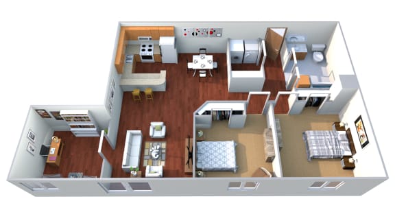 The Crow Floor Plan at Pinewood Estates, Zimmerman