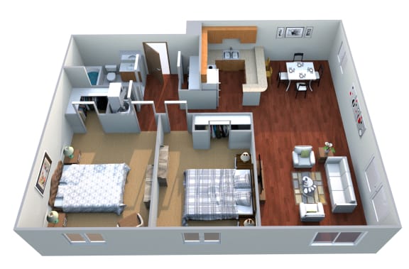 The Merrimack Floor Plan at Pinewood Estates, Zimmerman, MN
