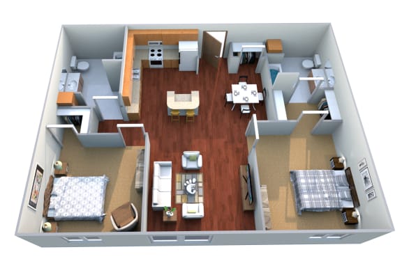 The Fremont Floor Plan at Pinewood Estates, Minnesota, 55398