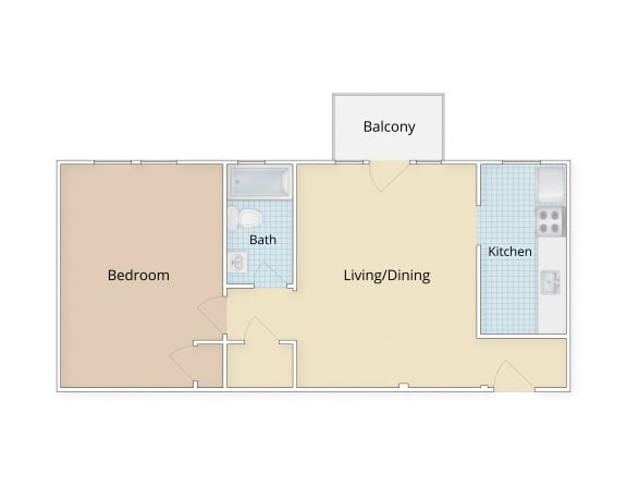 Kew Gardens apartments Georgetown Washington DC one bedroom floor plan