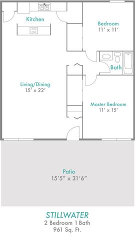 at Rivers Edge Apartments and Townhomes, Dayton