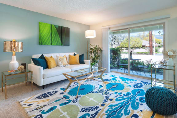 Spacious Living Room at Encina Meadows Apartments, Goleta, CA, 93117