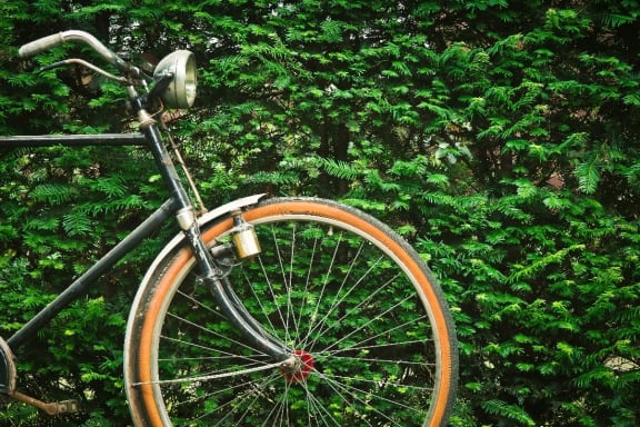 Bicycle at Encina Meadows Apartments, California