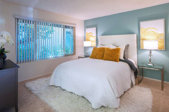 Bright Bedroom at Encina Meadows Apartments, Goleta, CA, 93117