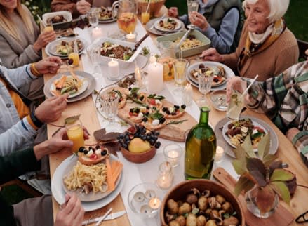 Thanksgiving Dinner at Encina Meadows,  ApartmentsThe Towbes Group, Goleta