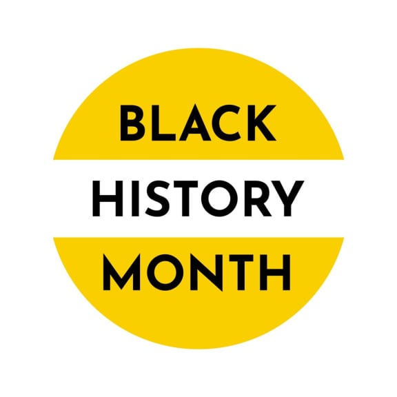 Black History Month Banner at Encina Meadows Apartments, Goleta, CA