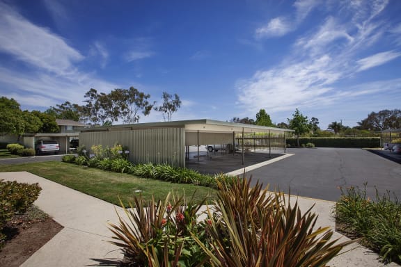 Covered Parking View at Encina Meadows Apartments, Goleta