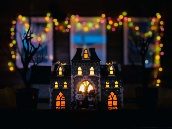 Halloween at Encina Meadows Apartments, California
